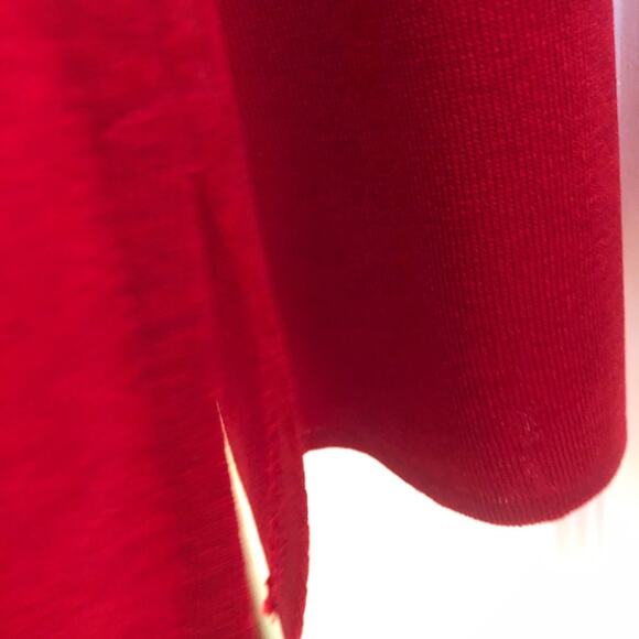 MISOOK Red Mock Neck Sleeveless Shell Top M - Picture 4 of 12